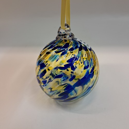 Click to view detail for DB-849 Ornament Blue & Gold $35